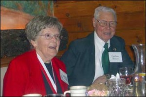 The Baileys welcome Dr. Giles-Gee to a 2007 event in Hartford.