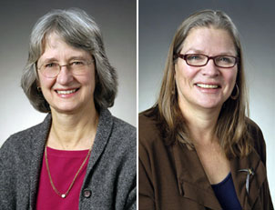 Susan Peery and Robin Dutcher. Mark Corliss photo.