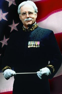 Dr. Keith Brion portrays the March King, John Philip Sousa.