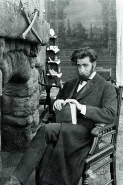 Francis Ford as Abraham Lincoln in 'When Lincoln Paid'