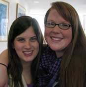 NURDS winners Anna McLean (left) and Beth Neuhardt (right)