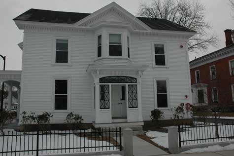All spiffed up, inside and out, Carroll House is ready to welcome the most discriminating visitors.