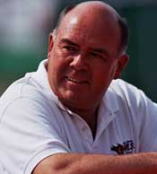 KSC softball coach Charlie Beach basks in the glow of his 600th victory.